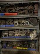 SOLID IRON CUSTOM MADE FENCING DÉCOR / HARDWARE / ACCESSORIES WITH MULTIPLE PCS PER BIN **bins & shelves not included** SOLD PER BIN LOT