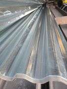 CORRUGATED GALVANIZED STEEL ROOF PANELS APROX 25'4"L x 3'