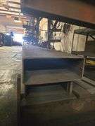 9'11" HOLLOW RECTANGLE IRON STOCK APROX 10"x4" & OTHER MISC IRON STOCK PCS