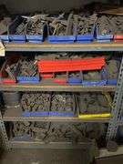 SOLID IRON CUSTOM MADE FENCING DÉCOR / HARDWARE / ACCESSORIES WITH MULTIPLE PCS PER BIN **bins & shelves not included** SOLD PER BIN LOT