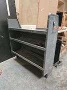 ADRIAN STEEL METAL 3-TIER SHELVING UNIT APROX 44"x14"x46"