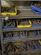 SOLID IRON CUSTOM MADE FENCING DÉCOR / HARDWARE / ACCESSORIES WITH MULTIPLE PCS PER BIN **bins & shelves not included** SOLD PER BIN LOT