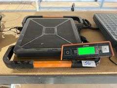 DYMO MODEL S400 RUGGED SHIPPING SCALE 400LB CAP. WITH POWER CABLE INCLD.