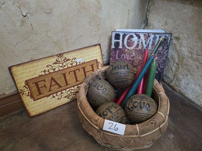 Faith themed decor