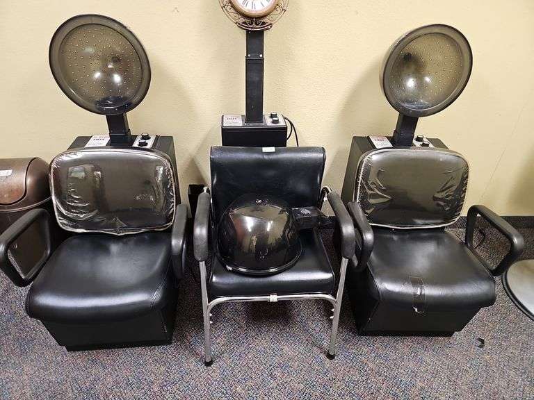 BUY-RITE X-TRA HOT 1500W SALON HAIR DRYER MODEL HM1500 WITH BLACK SALON CHAIR INCLD.