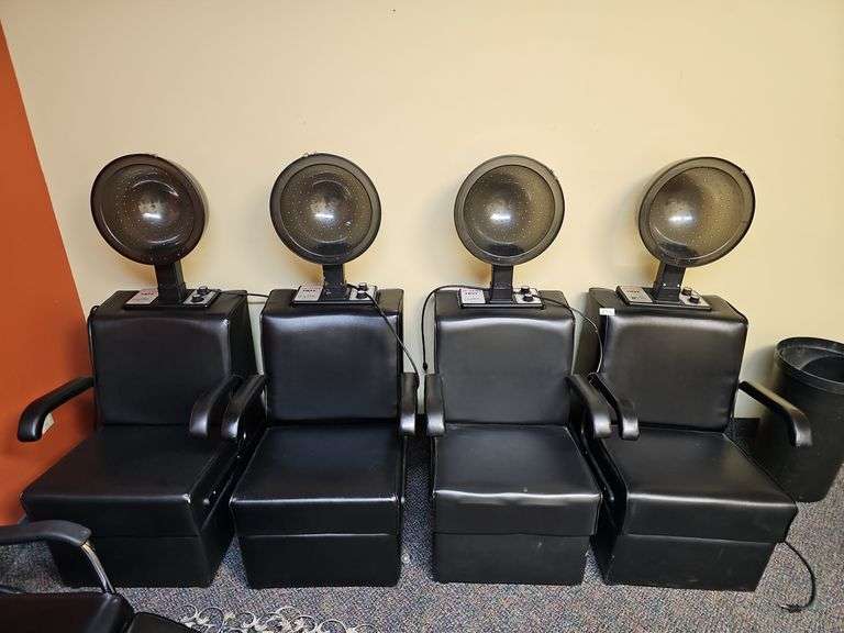 BUY-RITE X-TRA HOT 1500W SALON HAIR DRYER MODEL HM1500 WITH BLACK SALON CHAIR INCLD.