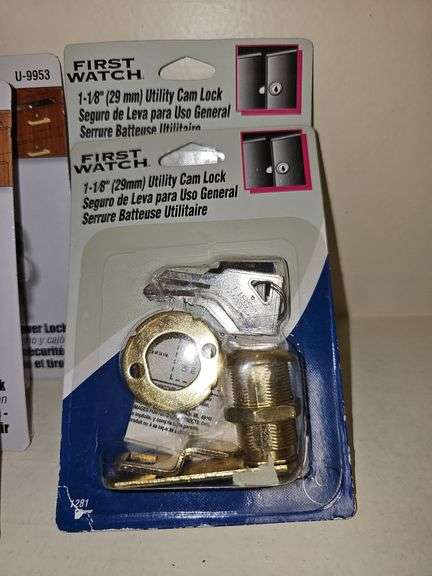 CABINET DOOR LOCKS INCLUDING DEFENDER SECURITY U-9945 AND FIRST WATCH 1281