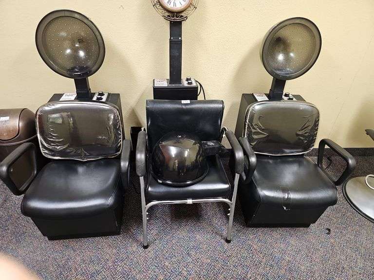 BUY-RITE X-TRA HOT 1500W SALON HAIR DRYER MODEL HM1500 WITH BLACK SALON CHAIR INCLD.