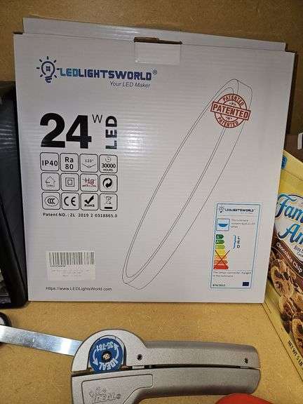 LED LIGHTS WORLD 300MM 24W LED CEILING LIGHT ISP-XDD-DW-24W WHITE