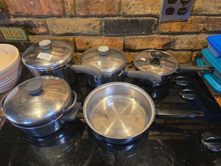 Various Pots Some with Lids