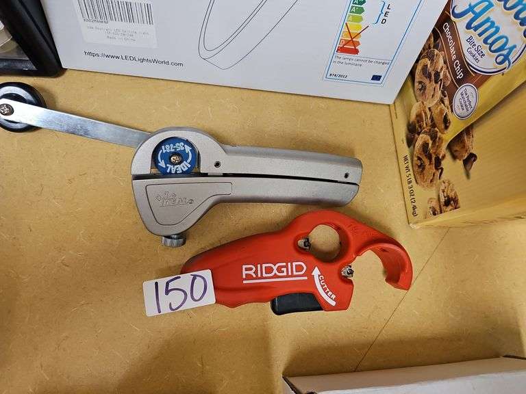 RIDGID AND IDEAL MANUAL PVC CUTTERS