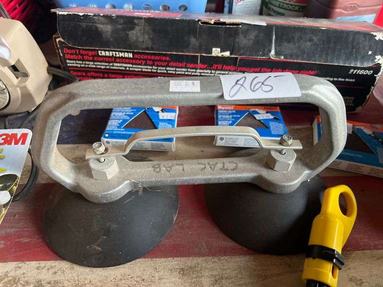 Window suction cup handle