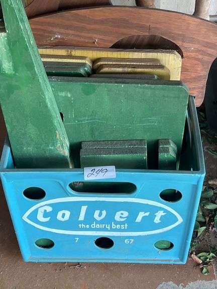 Vintage wooden pcs for building