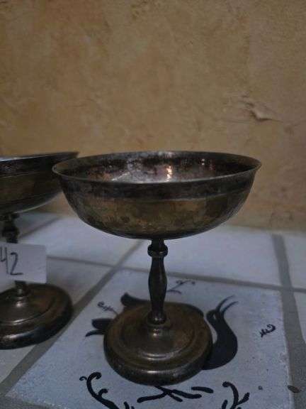 Vintage silver plated cups made in Mexico 4E87