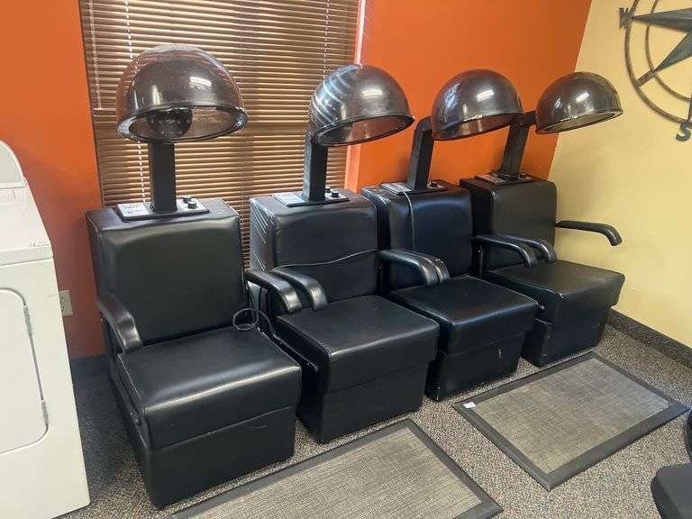 BUY-RITE X-TRA HOT 1500W SALON HAIR DRYER MODEL HM1500 WITH BLACK SALON CHAIR INCLD.