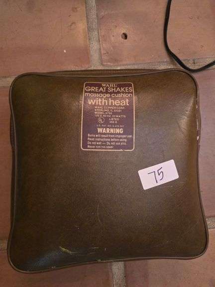 Wahl Great Shakes massage cushion with heat 4796