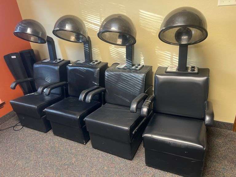 BUY-RITE X-TRA HOT 1500W SALON HAIR DRYER MODEL HM1500 WITH BLACK SALON CHAIR INCLD.