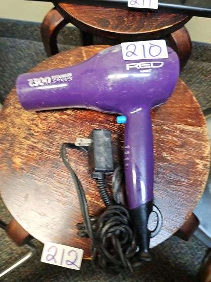 RED BY KISS 2300 TITANIUM HAIR DRYER WITH 3-HEAT SETTINGS INCLUDING COLD