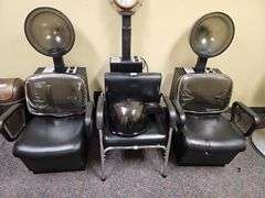 BUY-RITE X-TRA HOT 1500W SALON HAIR DRYER MODEL HM1500 WITH BLACK SALON CHAIR INCLD.