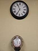 STERLING & NOBLE ROMAN NUMERAL WALL CLOCKS INCLUDING 1' & 2'dia.