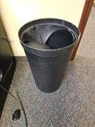 STERLITE 1086 BLACK ROUND TRASH-BIN WITH FLIP TOP LID