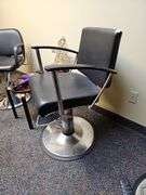 SAVY SALON BLACK HYDRAULIC SALON STYLING CHAIRS IN VARIOUS STYLES