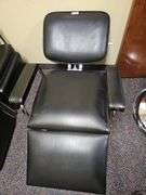 BLACK SALON RECLINING WAXING CHAIR