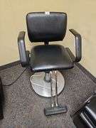 BELVEDERE CORP. TARA BLACK HYDRAULIC STYLING CHAIR SA12A FIESTA REEF EURO FOOTREST-S