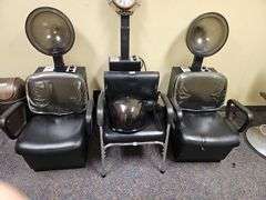 BUY-RITE X-TRA HOT 1500W SALON HAIR DRYER MODEL HM1500 WITH BLACK SALON CHAIR INCLD.