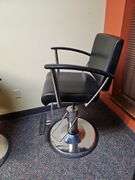 SAVY SALON BLACK HYDRAULIC SALON STYLING CHAIRS IN VARIOUS STYLES