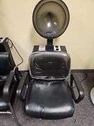 BUY-RITE X-TRA HOT 1500W SALON HAIR DRYER MODEL HM1500 WITH BLACK SALON CHAIR INCLD.