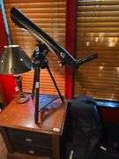 EDU Science Plastic Telescope for beginners with telescoping tripod stand, Storage bag incld.