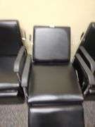 BLACK SALON RECLINING WAXING CHAIR