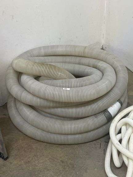COMMERCIAL 4" FLEXIBLE VACUUM HOSE APROX 100+ FEET