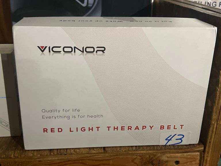 VICONOR RED LIGHT THERAPY BELT LARGE BLACK