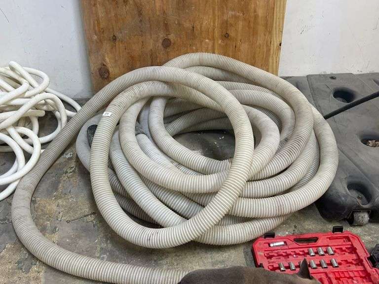 COMMERCIAL 3" FLEXIBLE VACUUM HOSE APROX 100+ FEET