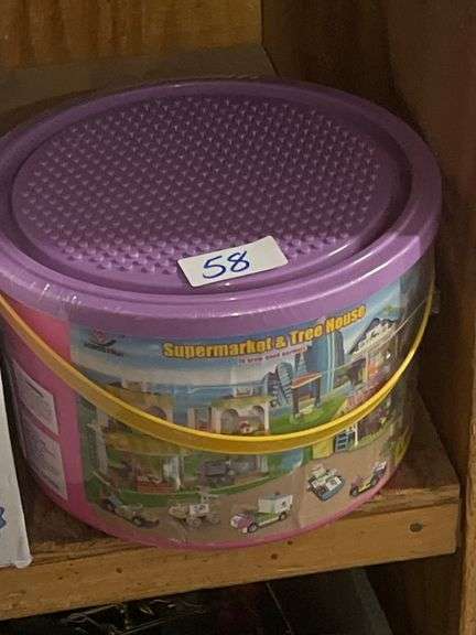 EXERCISE PLAY SUPERMARKET & TREE HOUSE BUILD KIT WITH 1195PCS BRAND NEW AGES 6+