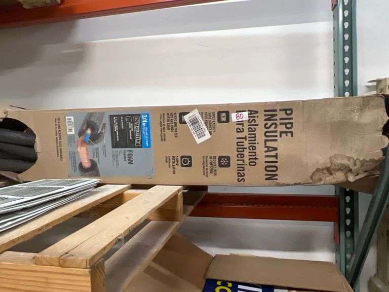 EVERBILT 3/4" PIPE INSULATION 1/2"WALL x 6'L