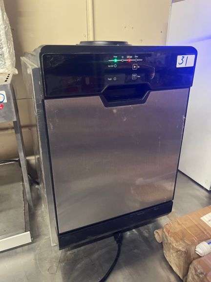 HOOURE 15.65" STAINLESS STEEL 80LB 24"H FREESTANDING COUNTERTOP ICE MAKER FULL SIZE ICE CUBES WITH 20LBS ICE STORAGE MODEL JRKL25 220W 110V R290