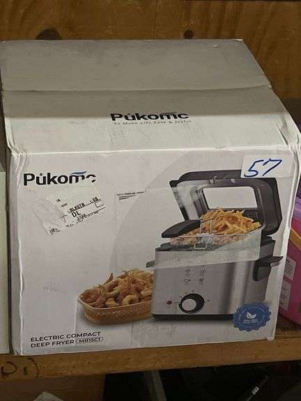 PUKOMC ELECTRIC COMPACT DEEP FRYER MR15C1