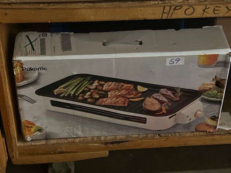 PUKOMC 2 IN 1 ELECTRIC INDOOR GRILL MODEL DKS-320 1800W