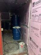 FULLY INSULATED METAL SHIPPING CONTAINER WITH WINDOW AC UNIT, 67,200LB TARE WEIGHT, 62,310LBS MAX CAP APROX 8'W x 20'L x 9'H FULL OF SPRAY FOAM CHEMICALS IN METAL 50-GAL BARRELS. BUYER MUST TAKE ALL, A WEEK WILL BE GIVEN FOR THE REMOVAL. GOOD STRUCTURAL CONDITION