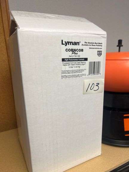 LYMAN CORNCOB PLUS # 7631320 HIGH PERFORMANCE PROCESSED CORNCOB CASE CLEANING MEDIA WITH VIBRANT POLISHING AGENT, 10LBS