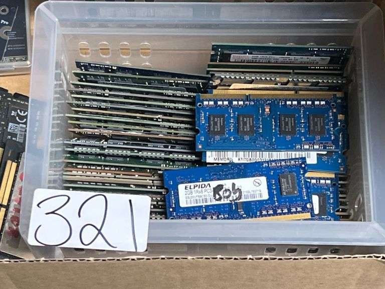 RAM MODULES LIKELY PULLED FROM APPLE PRODUCTS INCLUDING ELPIDA 2GB PC3 1RX8 ; ADATA ADOVE1B163BE ; HYNIX 2GB 1RX8 PC3 ; CRUCIAL 2GB DDR3 BL111J4.89 ECT