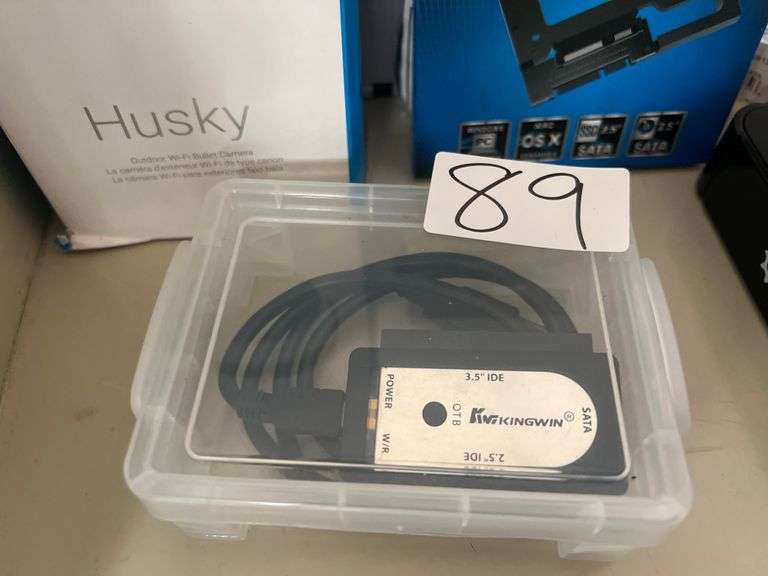 KINGWIN USI-2535 USB TO SATA & IDE ADAPTER WITH USB POWER CABLE INCLD.