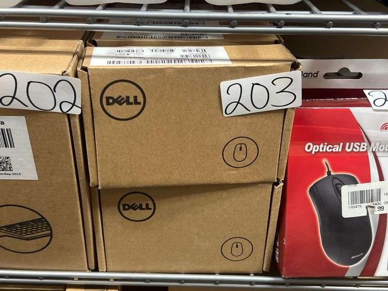 DELL USB OPTICAL MOUSE MS116P new in box