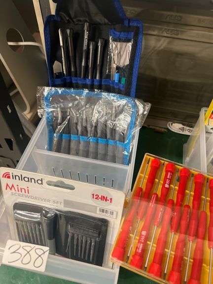 PRECISION ELECTRONIC REPAIR TOOL KITS INCLUDING INLAND 12IN1 MINI SCREWDRIVER SET 995654 ; BEST 8800D ; KINGSTON AND MORE