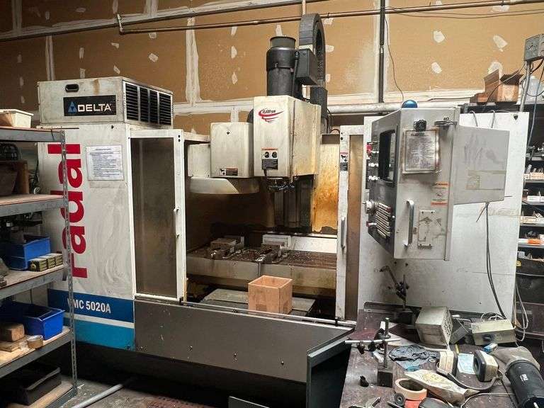 CLOSING NOW!!!! Government Facility Landlord Lockout: CNC machining, tools, tooling, mills, lathes, bandsaw, drill, presses, forklifts, and tons and tons of metal stock square tubing, round tubing, aluminum, stainless, brass,Trailers over 550 lots Ends June 25th 10am