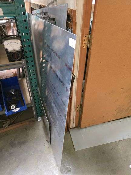 NON-FERROUS ALUMINUM? SHEETS *CAUTION BUYER- SHARP EDGES**
