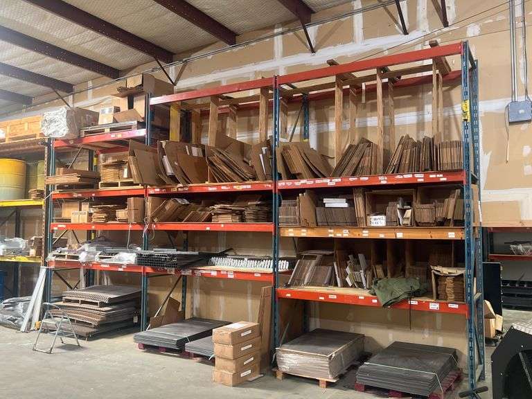 HEAVY DUTY PALLET RACKING TEAR DROP 15FT X 4FT SOLD BY THE SECTION